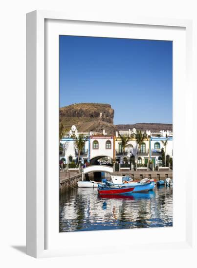 Marina, Puerto De Mogan, Gran Canaria, Canary Islands, Spain-Sabine Lubenow-Framed Photographic Print
