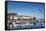 Marina, Puerto De Mogan, Gran Canaria, Canary Islands, Spain-Sabine Lubenow-Framed Stretched Canvas