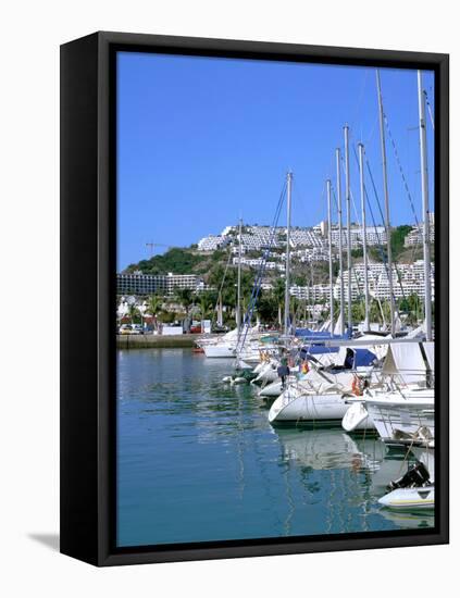 Marina, Puerto Rico, Gran Canaria, Canary Islands-Peter Thompson-Framed Stretched Canvas