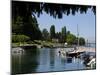 Marina, Quai Baron De Blonay, Evian-Les Bains, Lake Geneva, Haute-Savoie, France-Richardson Peter-Mounted Photographic Print