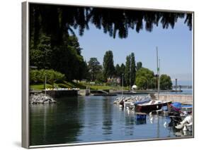 Marina, Quai Baron De Blonay, Evian-Les Bains, Lake Geneva, Haute-Savoie, France-Richardson Peter-Framed Photographic Print