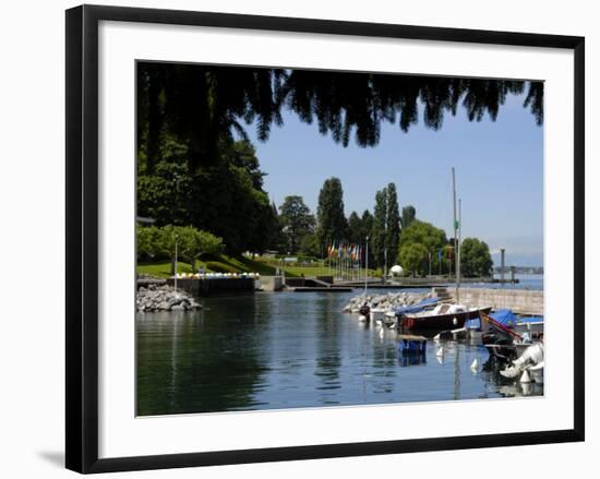 Marina, Quai Baron De Blonay, Evian-Les Bains, Lake Geneva, Haute-Savoie, France-Richardson Peter-Framed Photographic Print