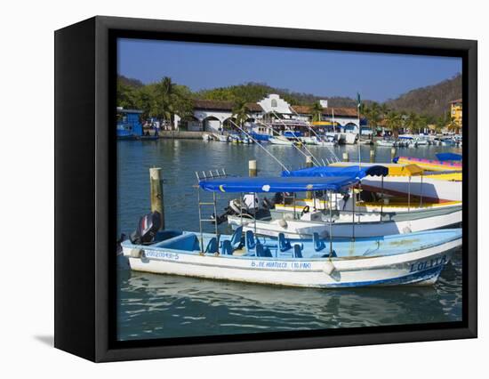 Marina, Santa Cruz Port, Huatulco, Oaxaca State, Pacific Coast, Mexico, North America-Richard Cummins-Framed Stretched Canvas