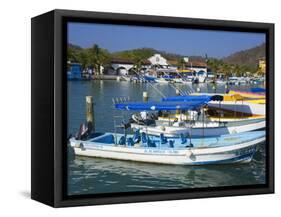 Marina, Santa Cruz Port, Huatulco, Oaxaca State, Pacific Coast, Mexico, North America-Richard Cummins-Framed Stretched Canvas