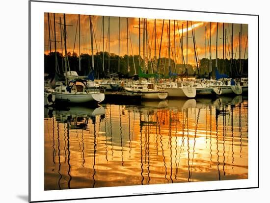 Marina Sunrise I-Danny Head-Mounted Art Print