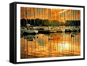 Marina Sunrise I-Danny Head-Framed Stretched Canvas