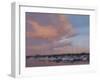 Marina Sunset-Jill Schultz McGannon-Framed Art Print