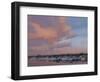 Marina Sunset-Jill Schultz McGannon-Framed Art Print