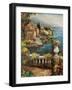 Marina View II-Peter Bell-Framed Art Print