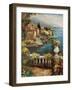 Marina View II-Peter Bell-Framed Art Print