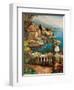 Marina View II-Peter Bell-Framed Art Print