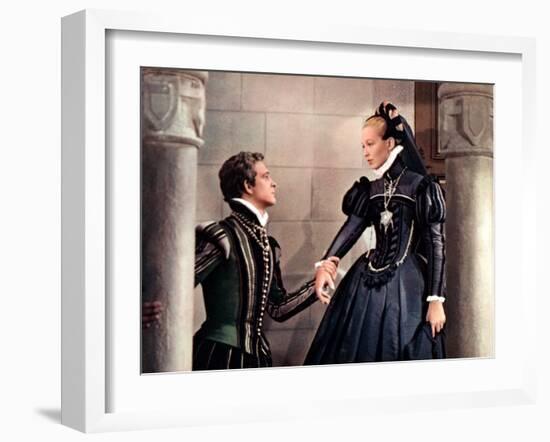 Marina Vlady and Jean-François Poron: La Princesse de Clèves, 1961-Marcel Dole-Framed Photographic Print