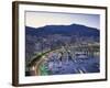 Marina, Waterfront and Town of Monte Carlo in the Evening, Monaco, Mediterranean, Europe-Rainford Roy-Framed Photographic Print