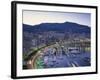 Marina, Waterfront and Town of Monte Carlo in the Evening, Monaco, Mediterranean, Europe-Rainford Roy-Framed Photographic Print
