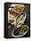 Marinated Sardines, Fried Scampi and Olives-null-Framed Stretched Canvas