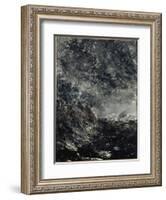 Marine avec récif-August Johan Strindberg-Framed Giclee Print