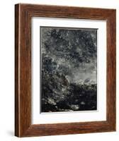 Marine avec récif-August Johan Strindberg-Framed Giclee Print