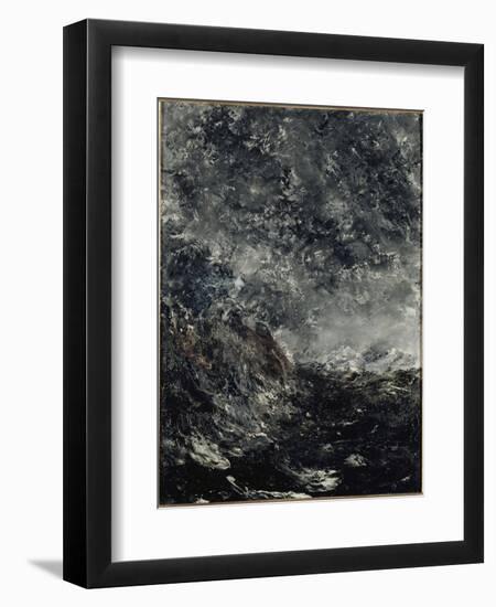 Marine avec récif-August Johan Strindberg-Framed Giclee Print