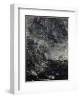 Marine avec récif-August Johan Strindberg-Framed Giclee Print