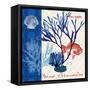 Marine Botanical-Devon Ross-Framed Stretched Canvas