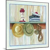 Marine, Chapeaux II-Laurence David-Mounted Art Print