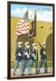 Marine Color Guard, San Diego, California-null-Framed Art Print