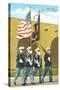 Marine Color Guard, San Diego, California-null-Stretched Canvas