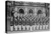 Marine Corps Band on Front of Steps to the Executive Office Building-null-Stretched Canvas