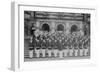 Marine Corps Band on Front of Steps to the Executive Office Building-null-Framed Art Print