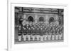 Marine Corps Band on Front of Steps to the Executive Office Building-null-Framed Premium Giclee Print