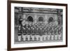 Marine Corps Band on Front of Steps to the Executive Office Building-null-Framed Premium Giclee Print