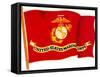 Marine Corps Flag-null-Framed Stretched Canvas