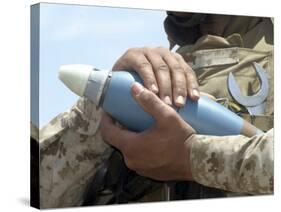 Marine Corps Mortar Training in Djibouti-Stocktrek Images-Stretched Canvas