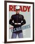 Marine Corps Recruiting Poster from World War II-Stocktrek Images-Framed Photographic Print
