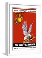 Marine Corps Recruiting Poster-null-Framed Art Print