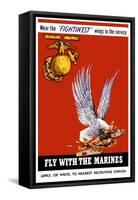 Marine Corps Recruiting Poster-null-Framed Stretched Canvas