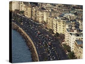 Marine Drive, Bombay City (Mumbai), India-Alain Evrard-Stretched Canvas