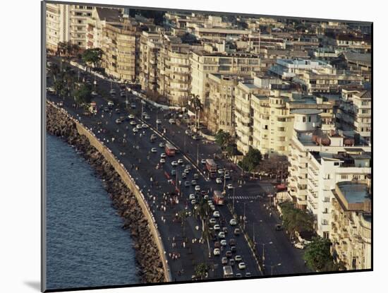 Marine Drive, Bombay City (Mumbai), India-Alain Evrard-Mounted Photographic Print