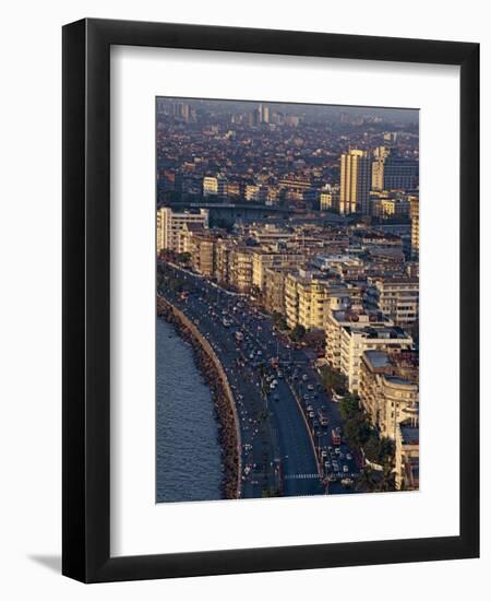 Marine Drive, Mumbai, India-Alain Evrard-Framed Photographic Print