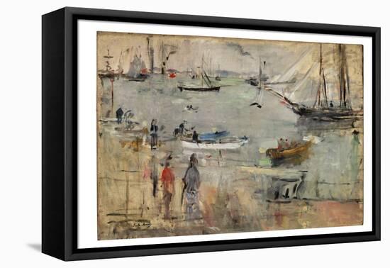 Marine en Angleterre, 1875-Berthe Morisot-Framed Stretched Canvas