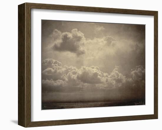 Marine, étude de nuages-Gustave Le Gray-Framed Giclee Print