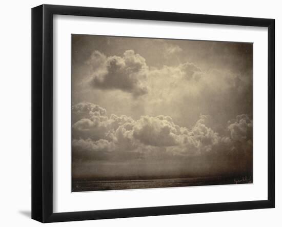 Marine, étude de nuages-Gustave Le Gray-Framed Giclee Print