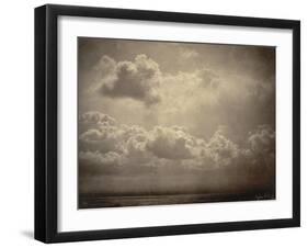 Marine, étude de nuages-Gustave Le Gray-Framed Giclee Print