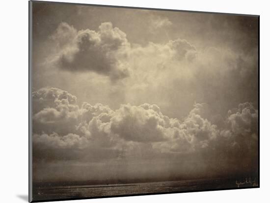 Marine, étude de nuages-Gustave Le Gray-Mounted Giclee Print