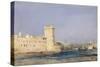 Marine Fortress-Louis Eugene Gabriel Isabey-Stretched Canvas