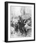 Marine Fusiliers Involved in a Street Battle in Diksmuide, Flanders, Belgium, 1914-Charles Fouqueray-Framed Giclee Print