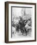 Marine Fusiliers Involved in a Street Battle in Diksmuide, Flanders, Belgium, 1914-Charles Fouqueray-Framed Giclee Print