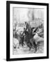 Marine Fusiliers Involved in a Street Battle in Diksmuide, Flanders, Belgium, 1914-Charles Fouqueray-Framed Giclee Print