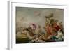 Marine Gods Paying Homage to Love, c.1636-8-Eustache Le Sueur-Framed Giclee Print