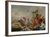 Marine Gods Paying Homage to Love, c.1636-8-Eustache Le Sueur-Framed Giclee Print